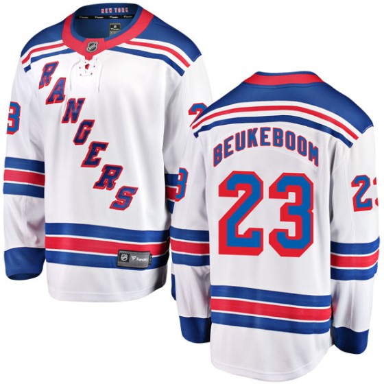 Breakaway Fanatics Branded Men's Jeff Beukeboom New York Rangers Away Jersey - White
