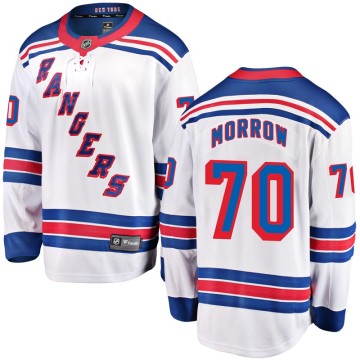 Breakaway Fanatics Branded Men's Joe Morrow New York Rangers Away Jersey - White