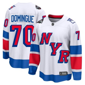 Breakaway Fanatics Branded Men's Louis Domingue New York Rangers 2024 Stadium Series Jersey - White