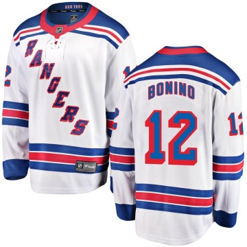 Breakaway Fanatics Branded Men's Nick Bonino New York Rangers Away Jersey - White
