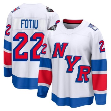 Breakaway Fanatics Branded Men's Nick Fotiu New York Rangers 2024 Stadium Series Jersey - White