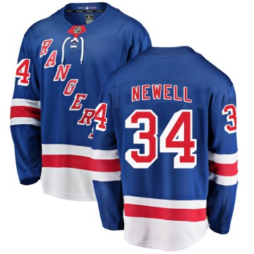 Breakaway Fanatics Branded Men's Patrick Newell New York Rangers Home Jersey - Blue