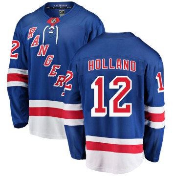 Breakaway Fanatics Branded Men's Peter Holland New York Rangers Home Jersey - Blue