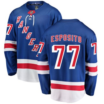 Breakaway Fanatics Branded Men's Phil Esposito New York Rangers Home Jersey - Blue