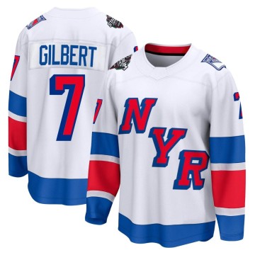Breakaway Fanatics Branded Men's Rod Gilbert New York Rangers 2024 Stadium Series Jersey - White