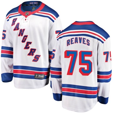 Breakaway Fanatics Branded Men's Ryan Reaves New York Rangers Away Jersey - White