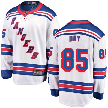 Breakaway Fanatics Branded Men's Sean Day New York Rangers Away Jersey - White