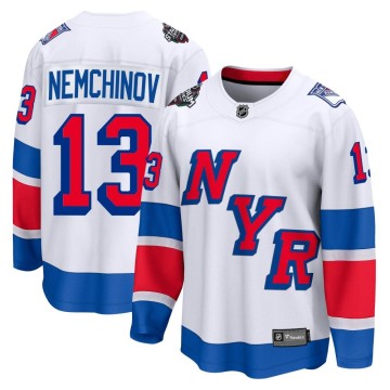 Breakaway Fanatics Branded Men's Sergei Nemchinov New York Rangers 2024 Stadium Series Jersey - White