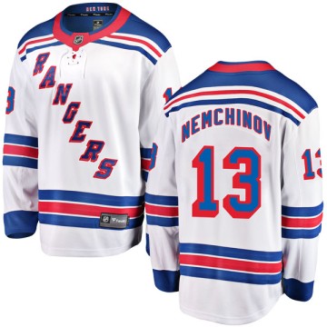 Breakaway Fanatics Branded Men's Sergei Nemchinov New York Rangers Away Jersey - White