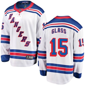 Breakaway Fanatics Branded Men's Tanner Glass New York Rangers Away Jersey - White