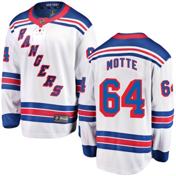 Breakaway Fanatics Branded Men's Tyler Motte New York Rangers Away Jersey - White