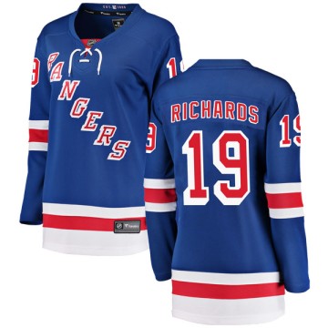 Breakaway Fanatics Branded Women's Brad Richards New York Rangers Home Jersey - Blue