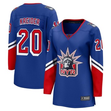 Breakaway Fanatics Branded Women's Chris Kreider New York Rangers Special Edition 2.0 Jersey - Royal