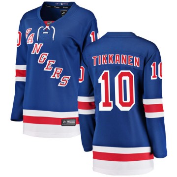 Breakaway Fanatics Branded Women's Esa Tikkanen New York Rangers Home Jersey - Blue