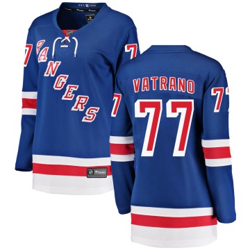 Breakaway Fanatics Branded Women's Frank Vatrano New York Rangers Home Jersey - Blue