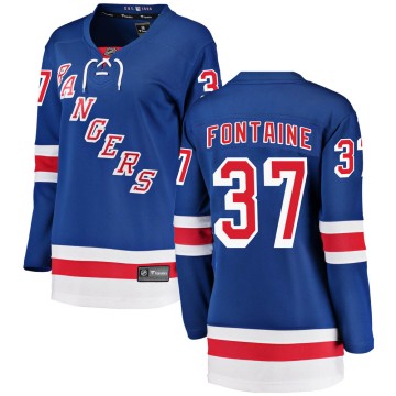 Breakaway Fanatics Branded Women's Gabriel Fontaine New York Rangers Home Jersey - Blue
