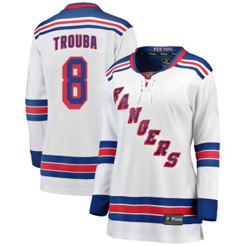 Breakaway Fanatics Branded Women's Jacob Trouba New York Rangers Away Jersey - White