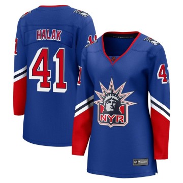 Breakaway Fanatics Branded Women's Jaroslav Halak New York Rangers Special Edition 2.0 Jersey - Royal