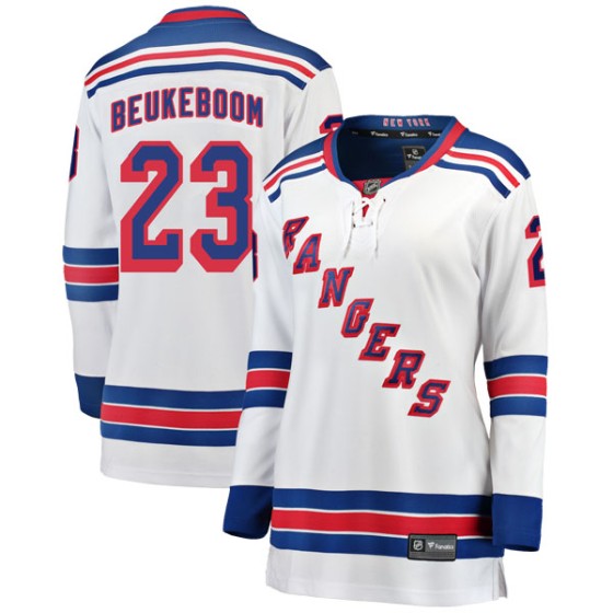 Breakaway Fanatics Branded Women's Jeff Beukeboom New York Rangers Away Jersey - White