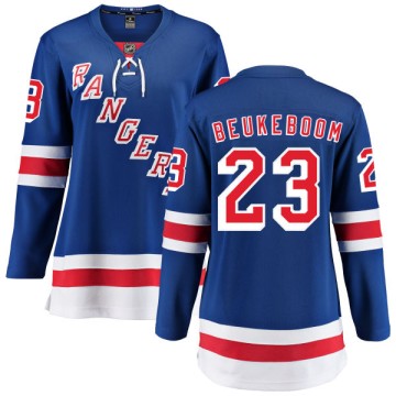 Breakaway Fanatics Branded Women's Jeff Beukeboom New York Rangers Home Jersey - Blue