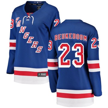 Breakaway Fanatics Branded Women's Jeff Beukeboom New York Rangers Home Jersey - Blue