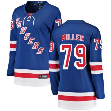 Breakaway Fanatics Branded Women's K'Andre Miller New York Rangers Home Jersey - Blue