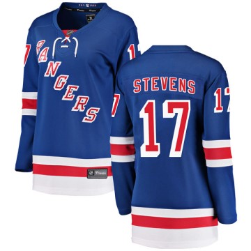 Breakaway Fanatics Branded Women's Kevin Stevens New York Rangers Home Jersey - Blue