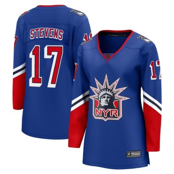 Breakaway Fanatics Branded Women's Kevin Stevens New York Rangers Special Edition 2.0 Jersey - Royal