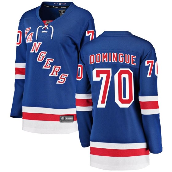 Breakaway Fanatics Branded Women's Louis Domingue New York Rangers Home Jersey - Blue