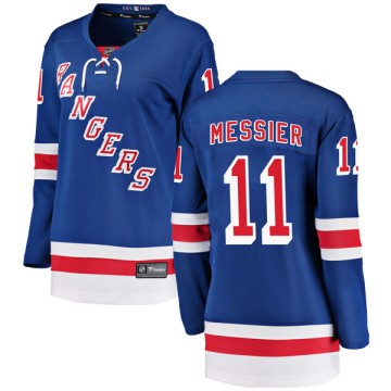 Breakaway Fanatics Branded Women's Mark Messier New York Rangers Home Jersey - Blue