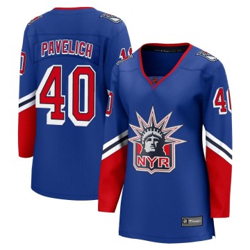 Breakaway Fanatics Branded Women's Mark Pavelich New York Rangers Special Edition 2.0 Jersey - Royal