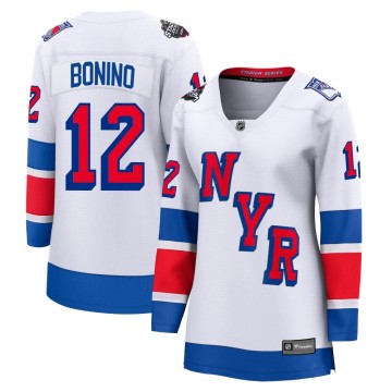 Breakaway Fanatics Branded Women's Nick Bonino New York Rangers 2024 Stadium Series Jersey - White