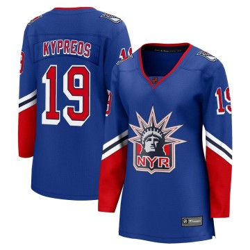 Breakaway Fanatics Branded Women's Nick Kypreos New York Rangers Special Edition 2.0 Jersey - Royal