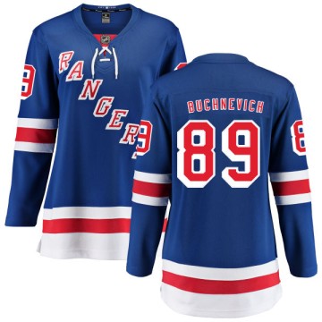 Breakaway Fanatics Branded Women's Pavel Buchnevich New York Rangers Home Jersey - Blue