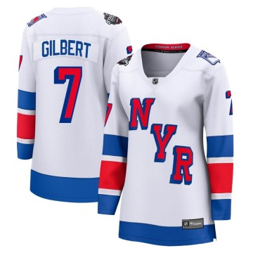 Breakaway Fanatics Branded Women's Rod Gilbert New York Rangers 2024 Stadium Series Jersey - White