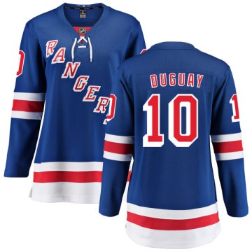 Breakaway Fanatics Branded Women's Ron Duguay New York Rangers Home Jersey - Blue