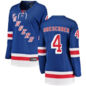 Breakaway Fanatics Branded Women's Ron Greschner New York Rangers Home Jersey - Blue