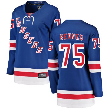 Breakaway Fanatics Branded Women's Ryan Reaves New York Rangers Home Jersey - Blue