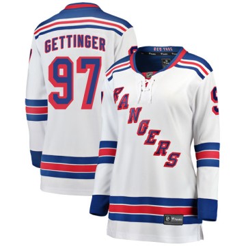 Breakaway Fanatics Branded Women's Timothy Gettinger New York Rangers Away Jersey - White