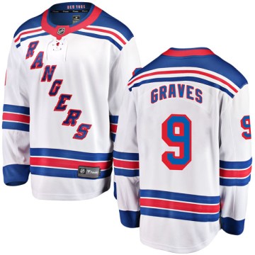 Breakaway Fanatics Branded Youth Adam Graves New York Rangers Away Jersey - White