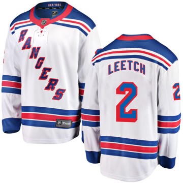 Breakaway Fanatics Branded Youth Brian Leetch New York Rangers Away Jersey - White