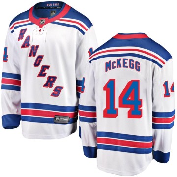 Breakaway Fanatics Branded Youth Greg McKegg New York Rangers Away Jersey - White