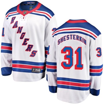 Breakaway Fanatics Branded Youth Igor Shesterkin New York Rangers Away Jersey - White