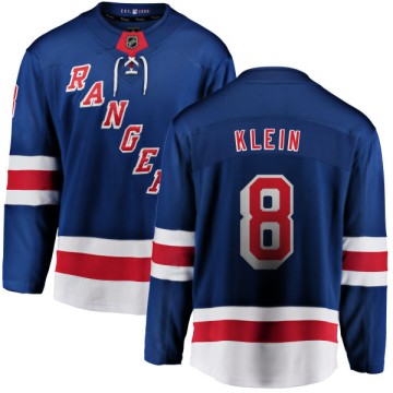Breakaway Fanatics Branded Youth Kevin Klein New York Rangers Home Jersey - Blue