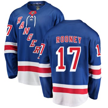 Breakaway Fanatics Branded Youth Kevin Rooney New York Rangers Home Jersey - Blue