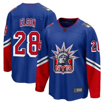 Breakaway Fanatics Branded Youth Turner Elson New York Rangers Special Edition 2.0 Jersey - Royal